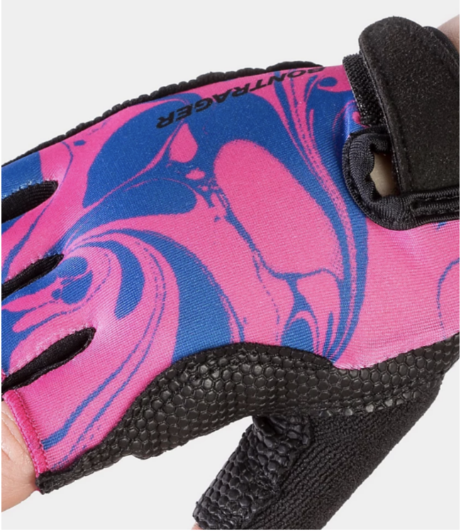 Gants Bontrager Junior Rose/ Bleu