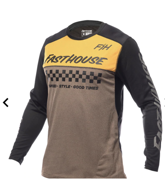 Maillot Fasthouse Alloy Mesa Manches Longues Or/Brun