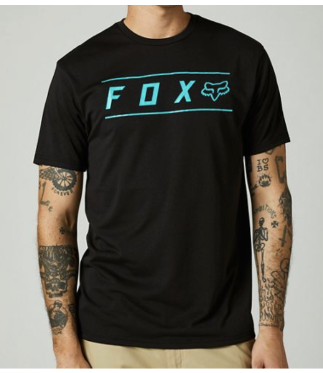 T-Shirt Fox Pinnacle Manches Courtes Tech Noir