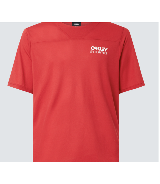 Maillot Oakley Cascade Trail Tee Rouge