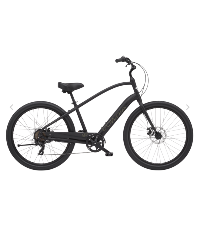 22 Electra Townie Go! 7D Step-Over Matte Black