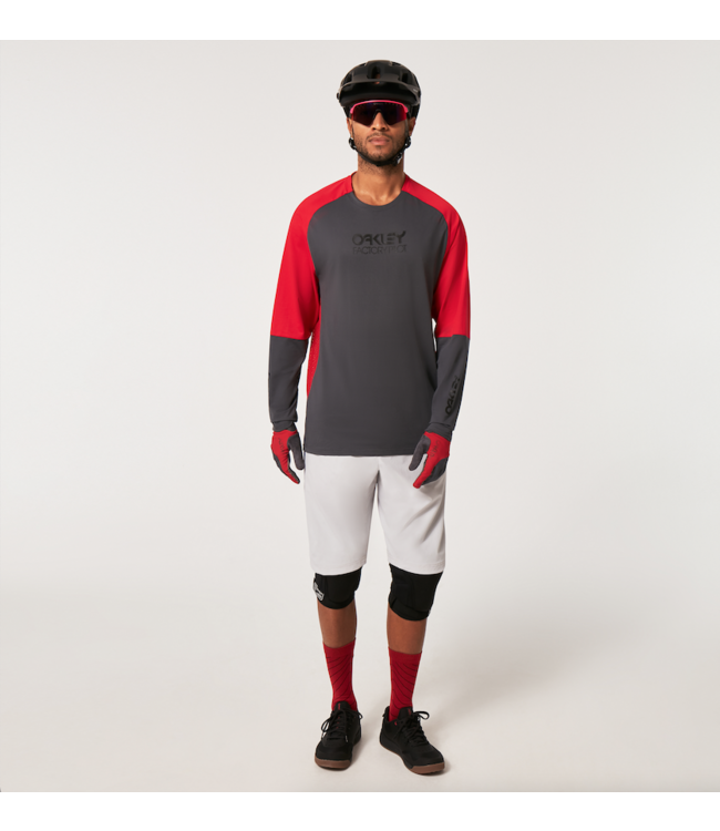 Chandail Oakley Manches Longues Factory Pilot MTB II Unifor Grey