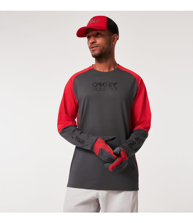 Chandail Oakley Manches Longues Factory Pilot MTB II Unifor Grey