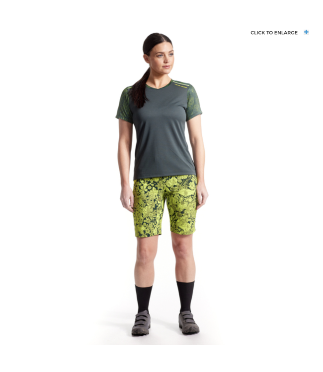 Maillot Pearl Izumi Manches courtes Femme Camp Green Grow