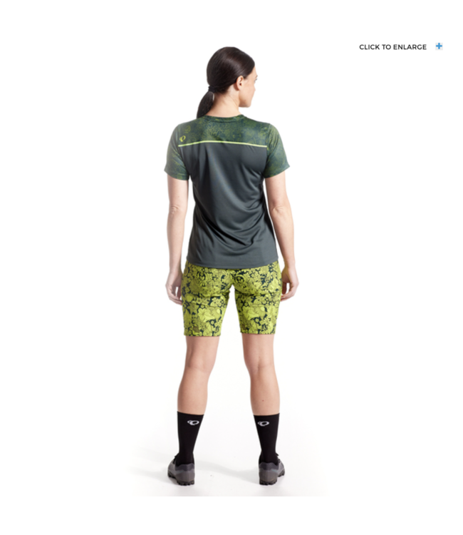 Maillot Pearl Izumi Manches courtes Femme Camp Green Grow