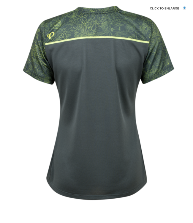 Maillot Pearl Izumi Manches courtes Femme Camp Green Grow
