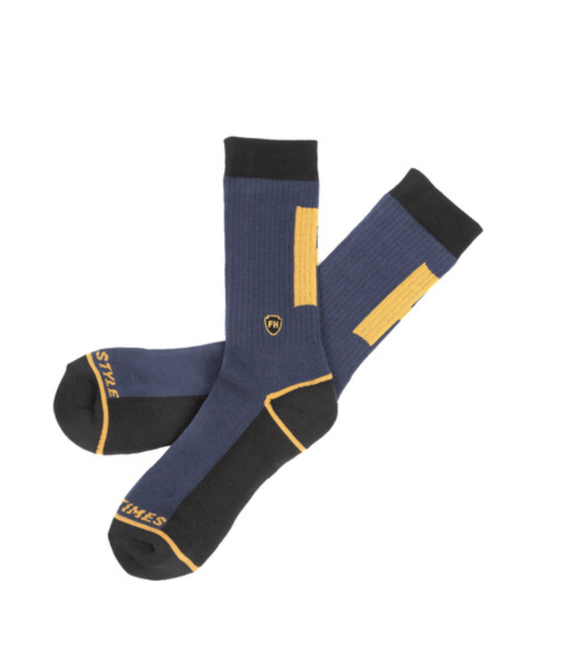 Chaussettes Fasthouse Varsiti Perf Crew Midght Navy
