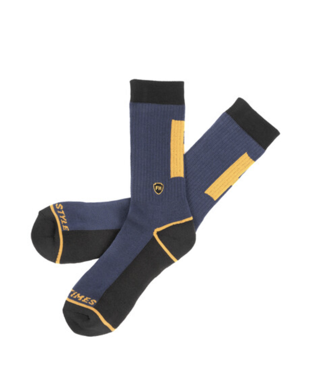 Fasthouse Chaussettes Fasthouse  Varsiti Perf Crew Midght Navy