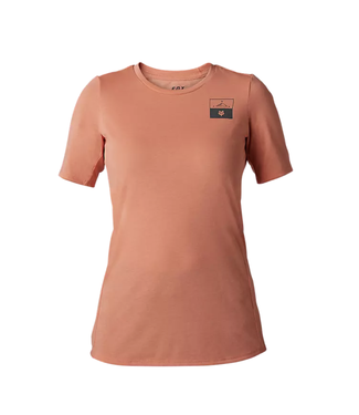 FOX ( HEAD ) Maillot Fox Ranger Fract  Manches Courtes Dri-Release Femme Salmon