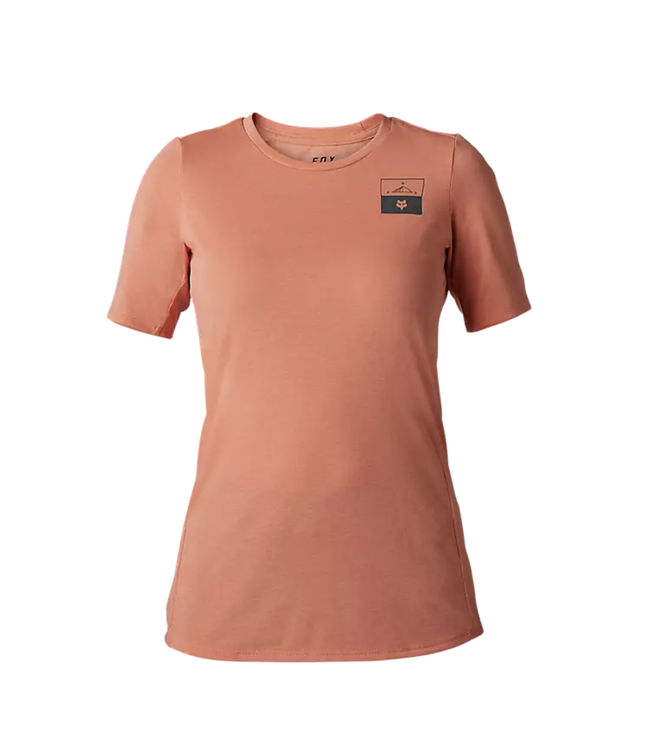 Maillot Fox Ranger Fract Manches Courtes Dri-Release Femme Salmon