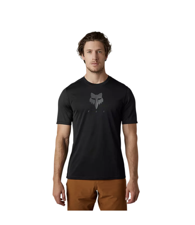 Maillot Fox Ranger Tru Dri Manches Courtes Noir