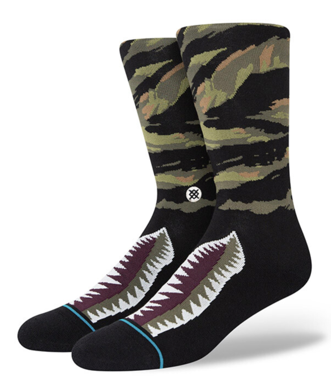 Chaussettes Stance Warbird Crew Burgundy