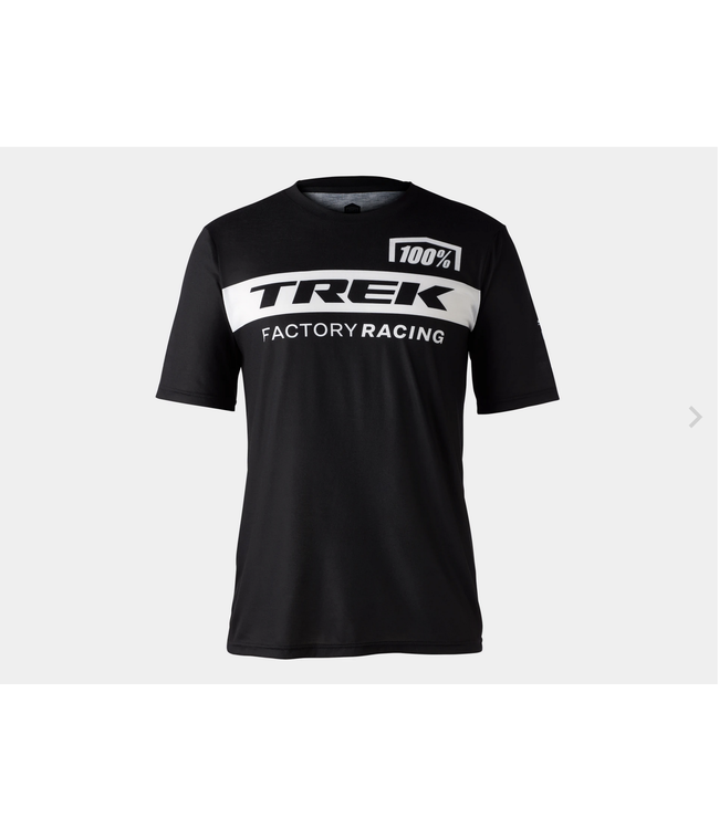 Tee-Shirt 100% Trek Factory Racing Noir