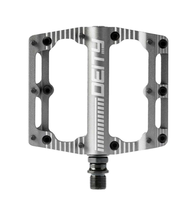 Pedales Deity, Black Kat, Platform Aluminium body, Cr-Mo axle, 100mm x 100mm, Platinum