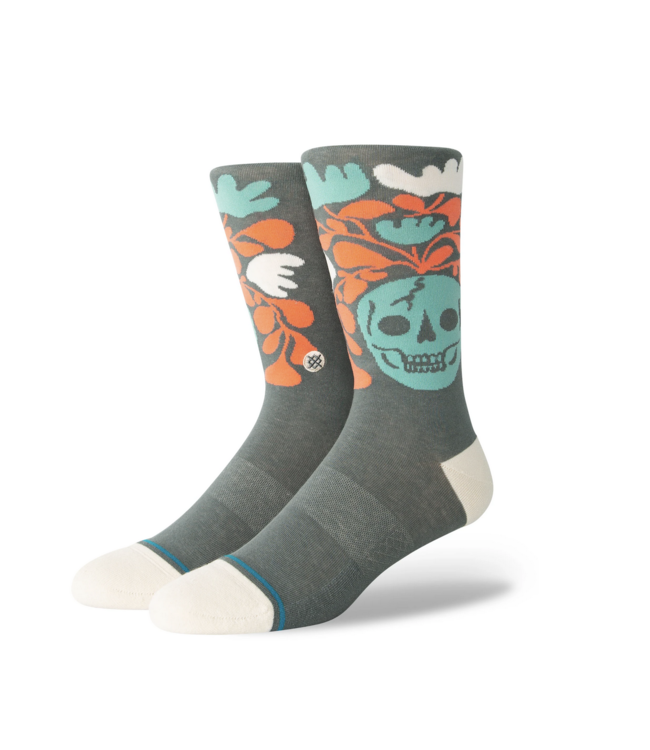 stance Chaussettes Stance Skelly Nelly Crew Teal