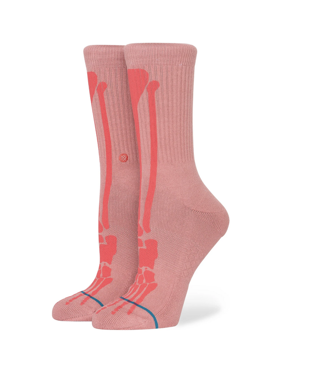 stance Chaussettes Stance Twenty Six Crew Femme Dusty Rose