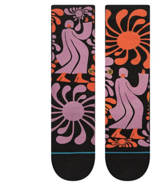 Chaussettes Stance Lauryn Alvarez x Stance Crew Femme Noir