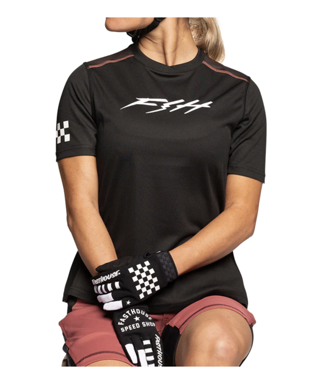 Maillot Fasthouse Ronin Alloy Manches Courtes Femme Noir