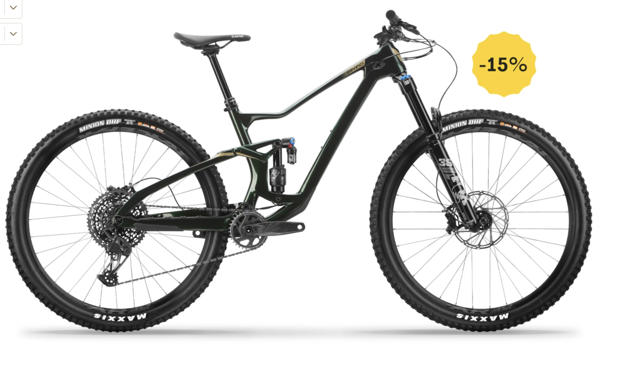 23 Devinci Troy C29 GX 12s Green Gold