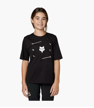 FOX ( HEAD ) Maillot Fox Ranger Veni Dri-Release Manches Courtes Junior Noir