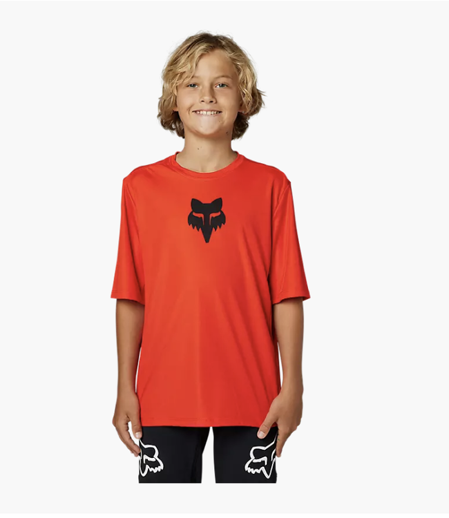 FOX ( HEAD ) Maillot Fox Ranger Manches Courtes Junior Flo Red