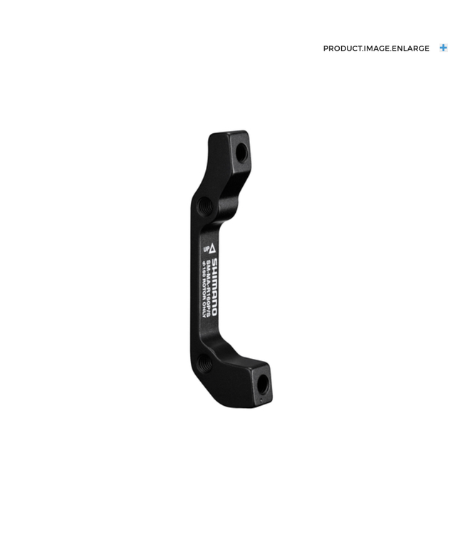 Adaptateur de frein à disque Shimano SM-MA-R160 P/S pour étrier Post Mount, arrière, cadre ISO, rotor 160 mm