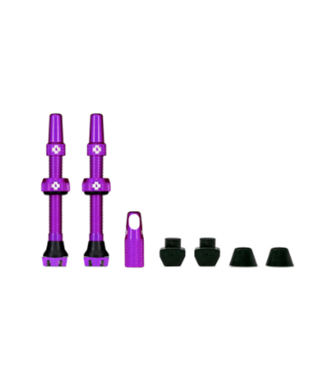 Valve Muc-Off V2 Tubeless Presta 44mm (Paire)