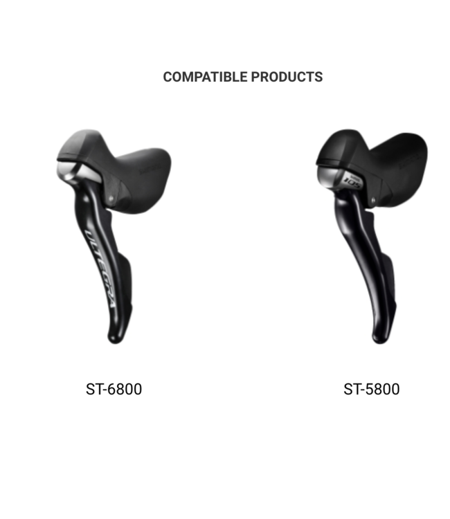 Shimano St-6800 Bracket Covers (Pair) Blanc