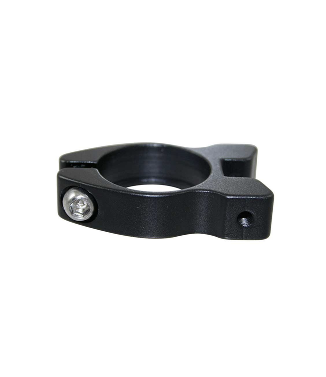 Collet de tige de selle EVO 31.8mm Aluminium a vis integree Noir