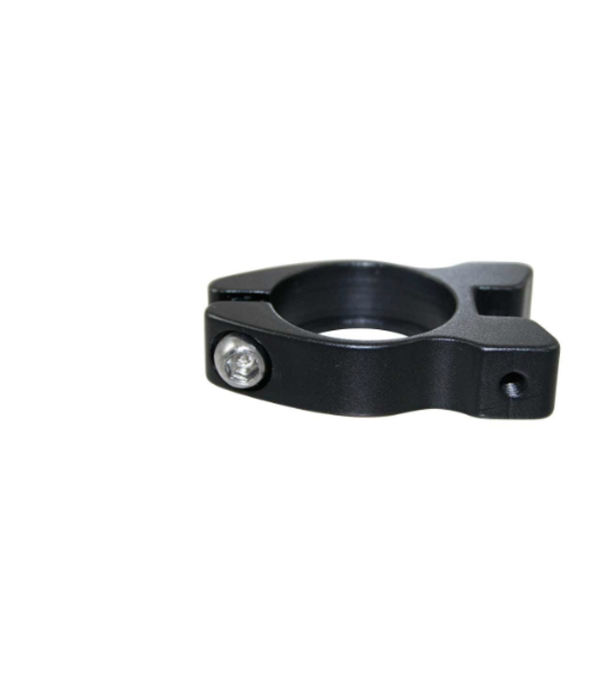 Collet de tige de selle EVO 31.8mm Aluminium a vis integree Noir