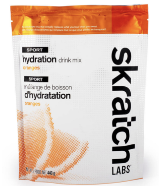 Skratch Melange pour Boisson Sportive Hydration Skratch Labs 440G Orange