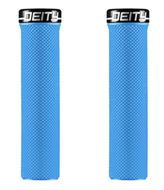 Deity Poignées Deity SlimFit 132mm Bleu