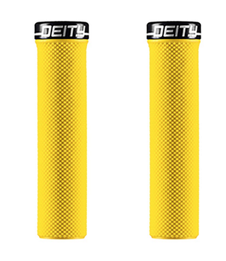 Deity Poignées Deity SlimFit 132mm Jaune