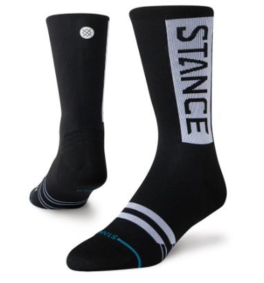 Chaussettes Stance Active Apparel OG Crew Noir
