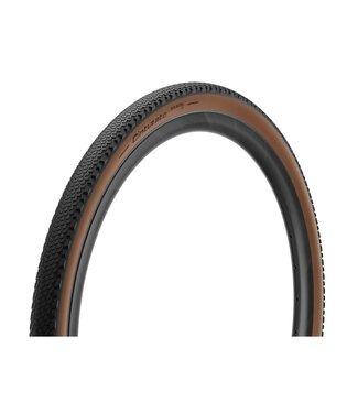 pirelli Pneu Pirelli, Cinturato  Gravel H 700x45C, Pliable, Tubeless Ready, SpeedGrip, 127TPI, Flanc Beige