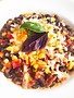 Vegetarian chili with legumes, cheddar & mozzarella (325g)