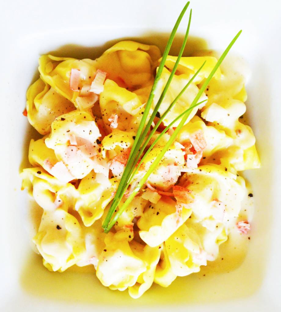 Tortellini 5 fromages & sauce alfredo au crabe (175g)
