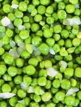 Green peas & onions