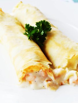 Crêpes aux fruits de mer