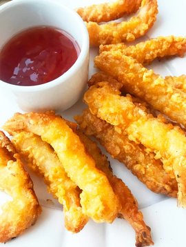 Crevettes tempura (Promo Juin - Reg. 9.50$)