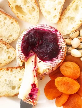 Brie aux canneberges & au basilic - LIQUIDATION