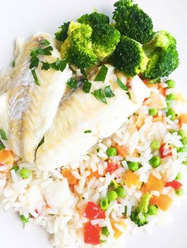 Aiglefin, riz & légumes Ultra FIT