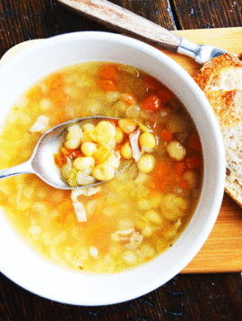 Soupe aux pois & au bacon ( promo du mois )