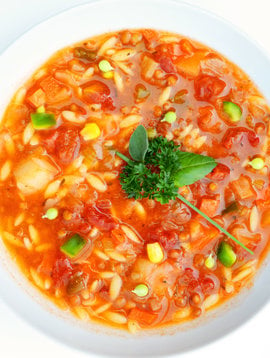 Vegan Italian-style orzo soup  (325g)