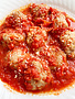 Veal meatballs & marinara sauce