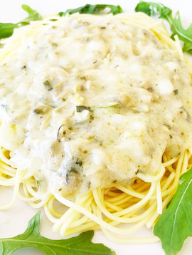 Spaghettini aux palourdes & au vin blanc (325g)