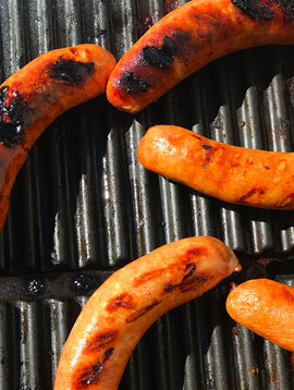Saucisses au cari  ( promo éclair )