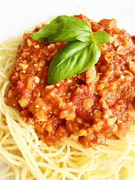 Vegan spaghetti sauce