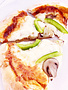 Pizza garnie & croûte artisanale