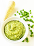 Green peas & parsnip puree